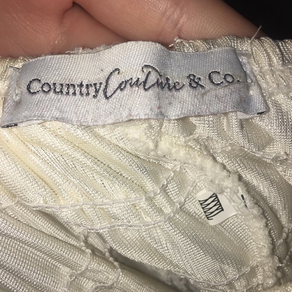 Vintage White/Cream Lace Dress - Picture 7 of 7